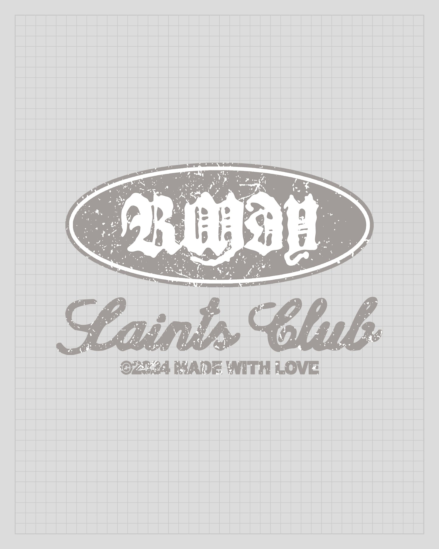 Saints Club T-Shirt Print