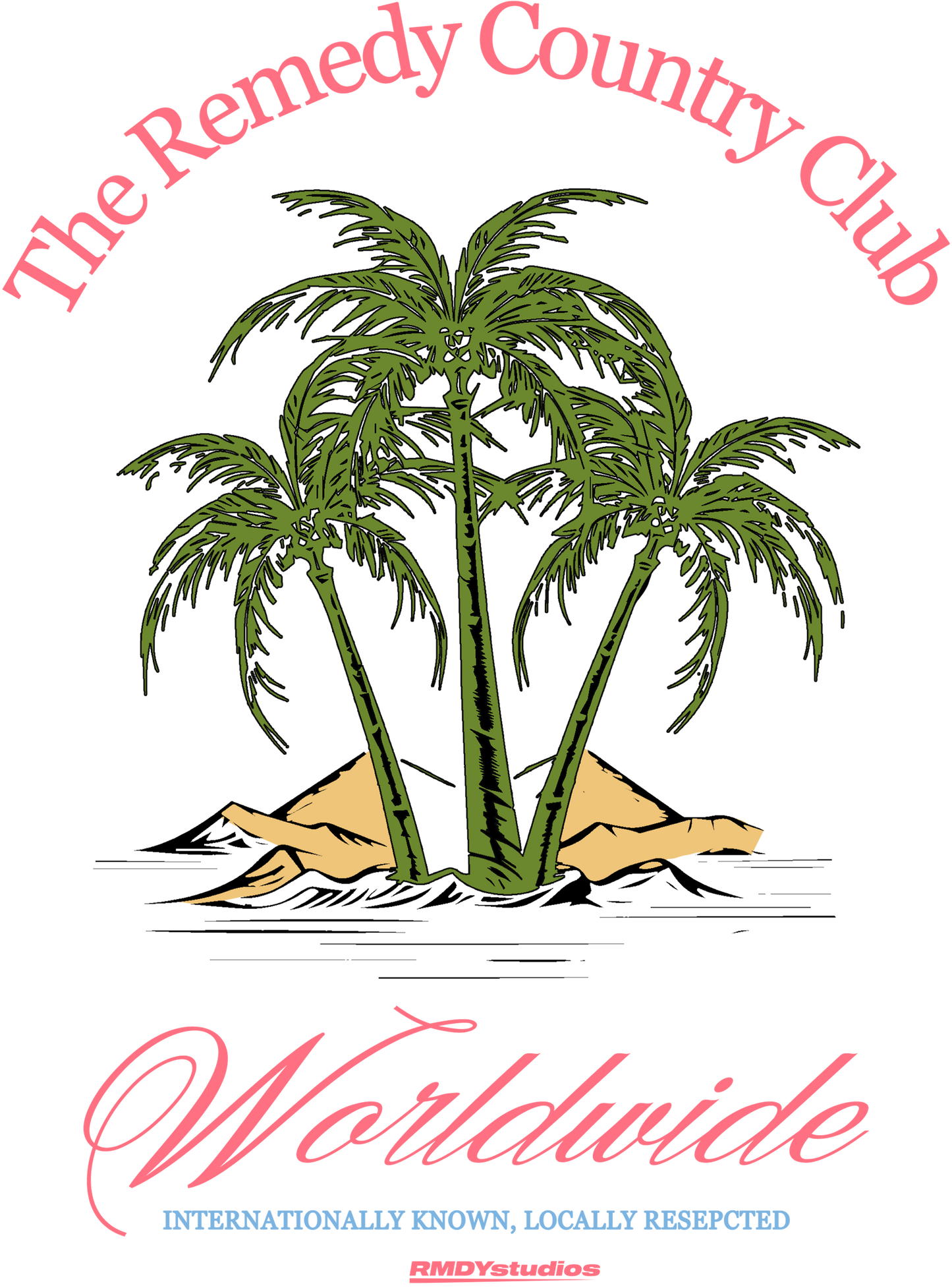 Country Club White Print