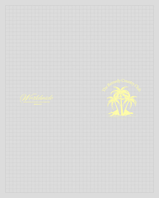 Country Club Grey Marl Print